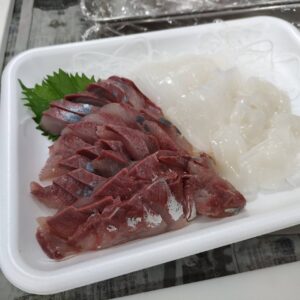 お魚さばき方教室で作ったお造り